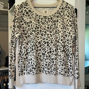 Cheetah print sweater